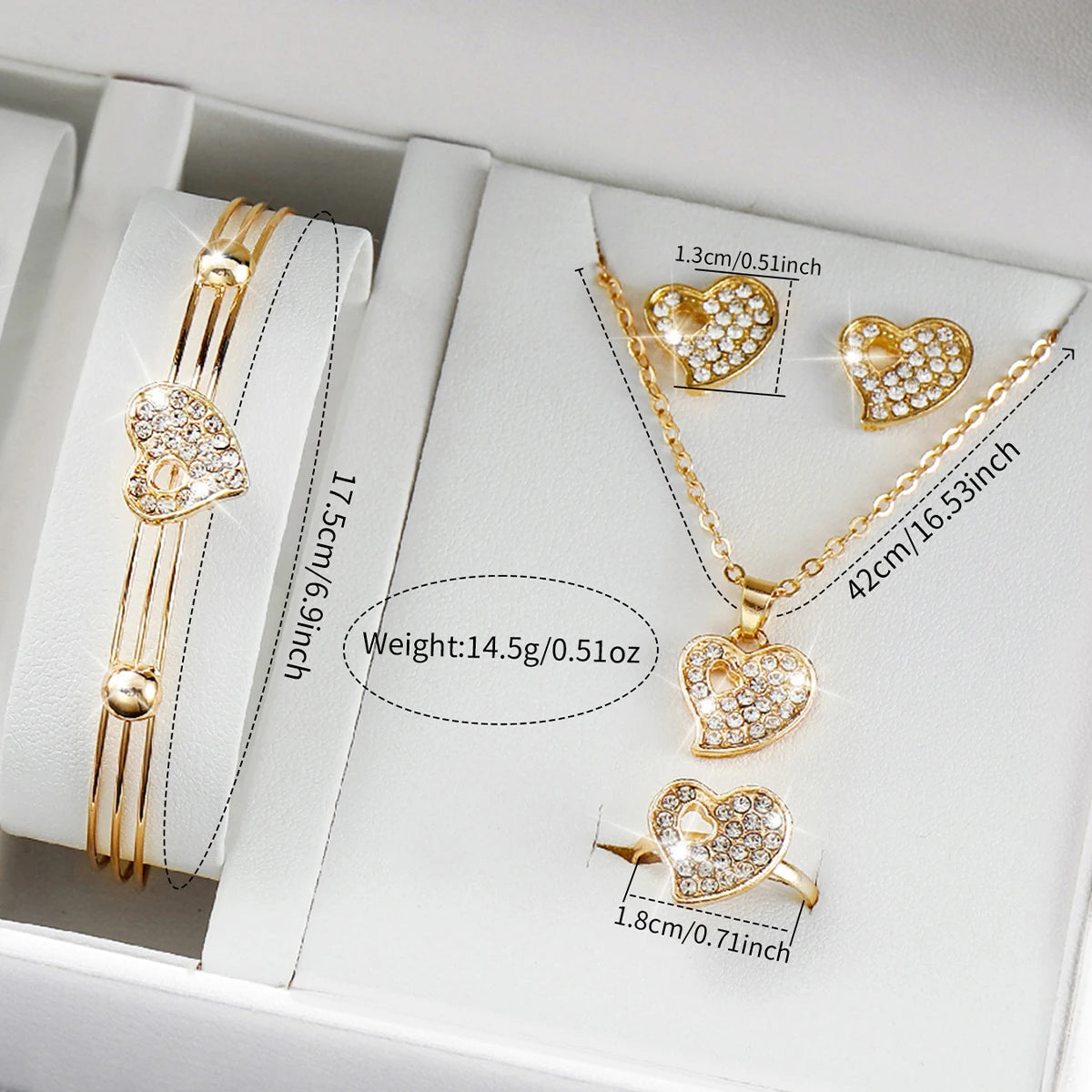 Conjunto de relógios femininos da moda com pulseira de aço inoxidável