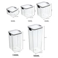 Conjunto de Potes Herméticos para Armazenamento de Grãos e Temperos na Cozinha - Ideal para Cozinhar Grãos e Temperos.