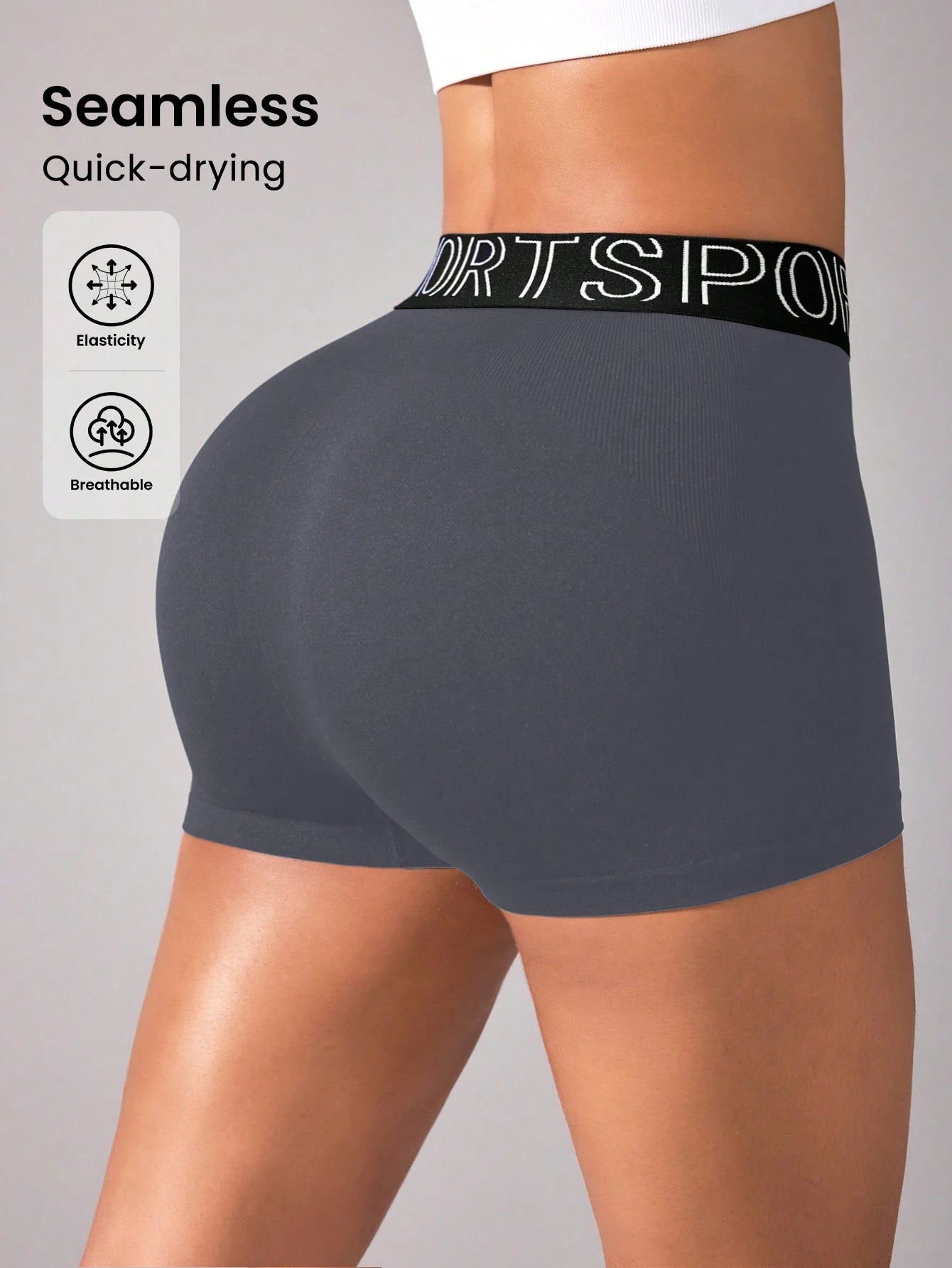 Shorts de ioga femininos, shorts fitness, leggings esportivas de cintura alta para treino de verão na academia.