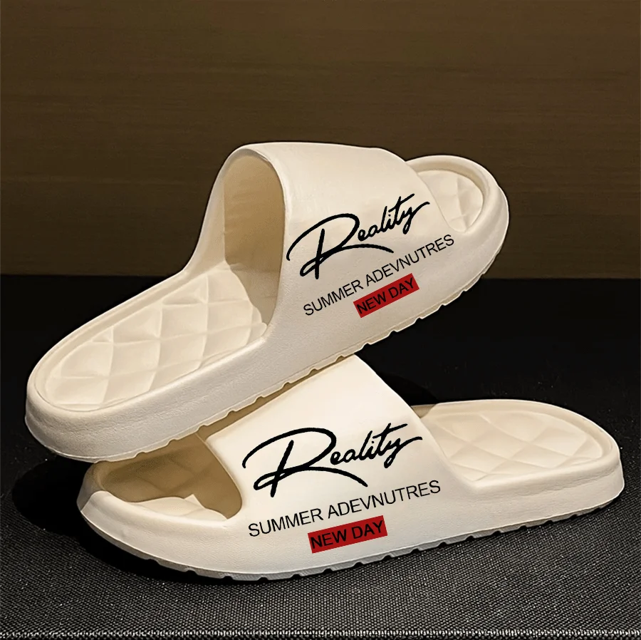 Chinelo masculino de verão em EVA com design inovador, macio e leve, ideal para uso em casa ou ao ar livre.