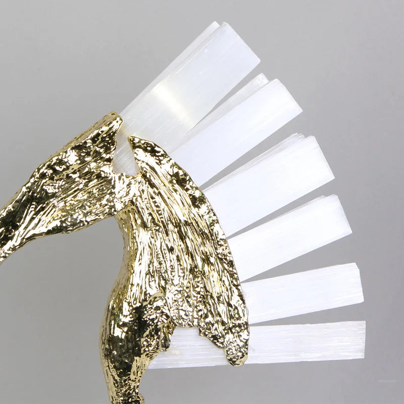 Escultura Decorativa Cisne Luxuoso – Elegância que Transforma Ambientes