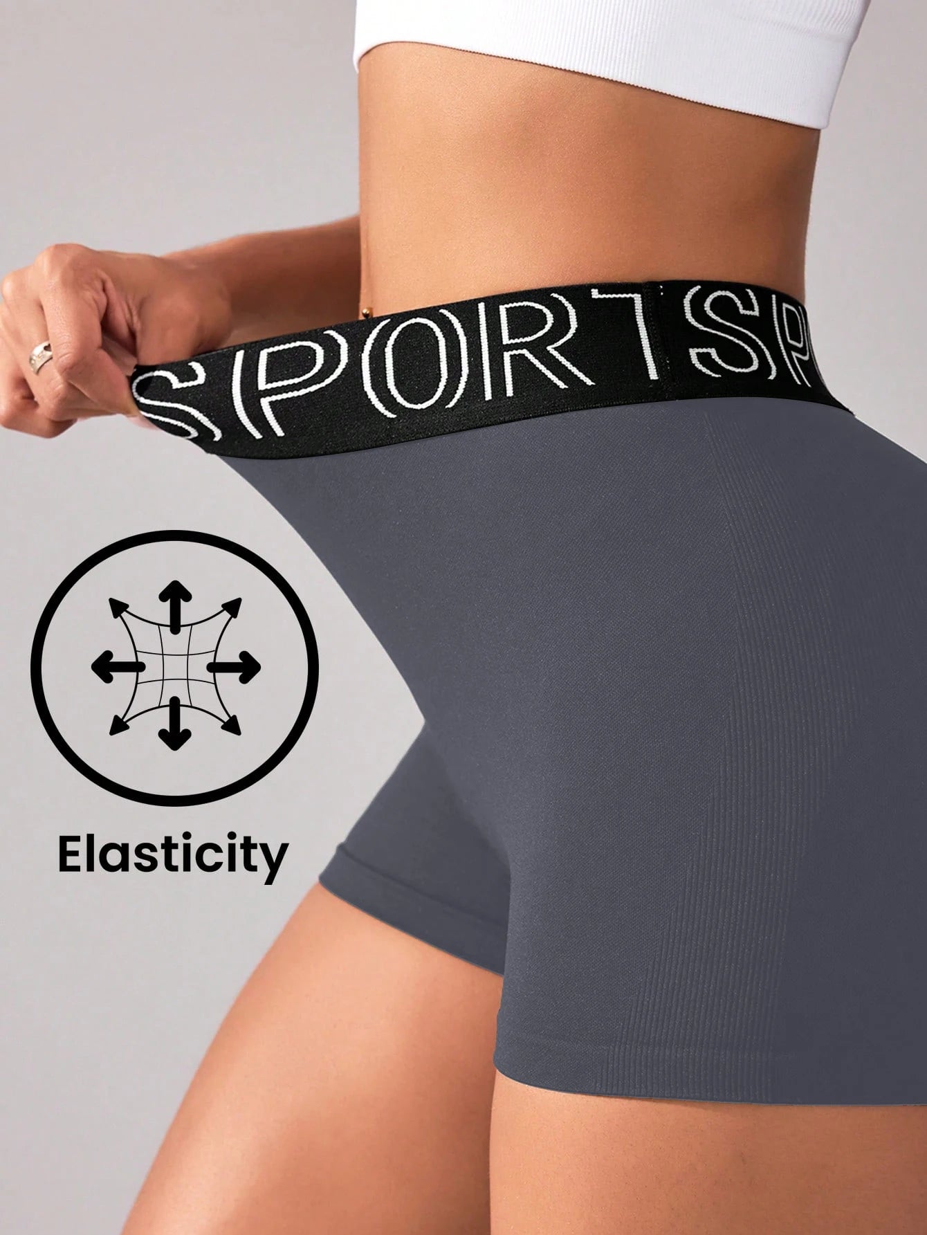 Shorts de ioga femininos, shorts fitness, leggings esportivas de cintura alta para treino de verão na academia.