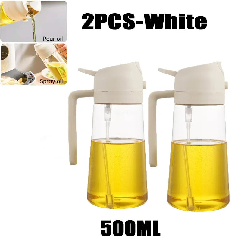 Dispensador de óleo em spray 2 em 1 para cozinha