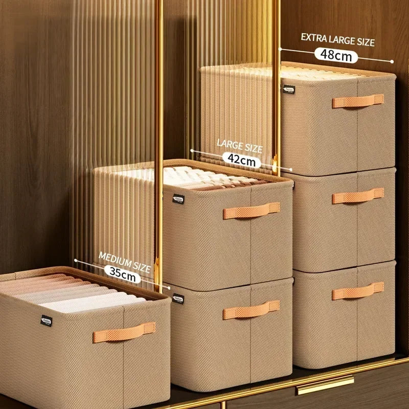 caixa organizadora para roupas de cama