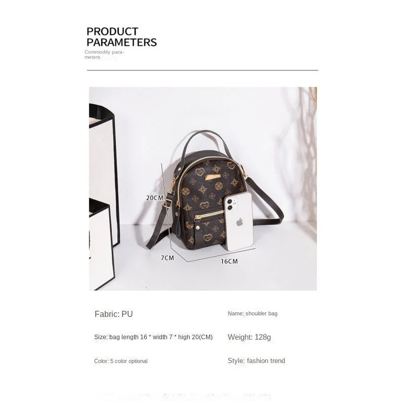 Mochila floral 2026, bolsa feminina da moda moderna e delicada para estudantes e escola.