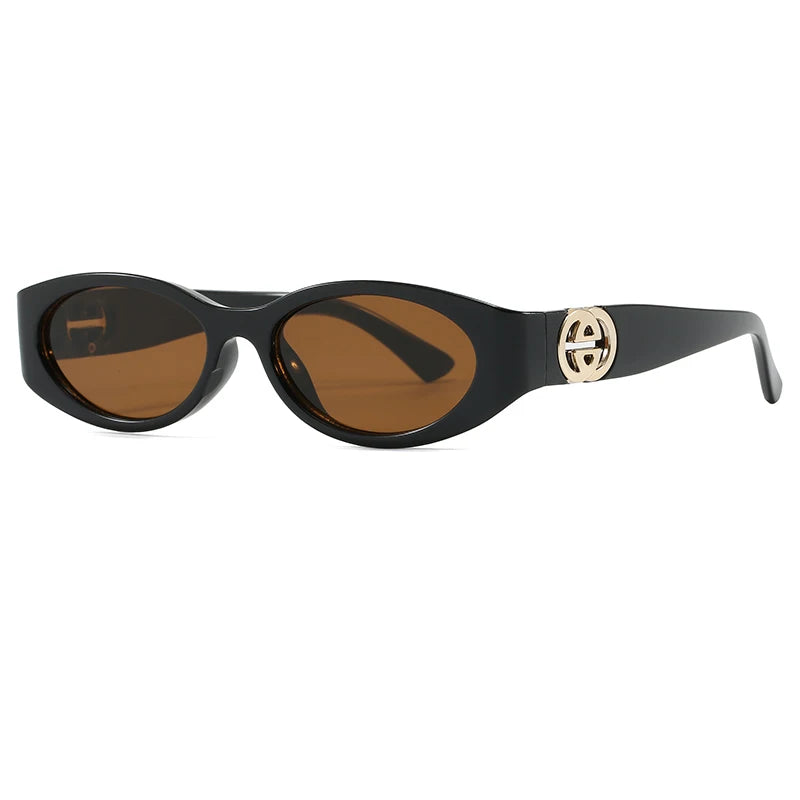 Óculos de proteção, modelo novo e moderno, óculos de sol poligonal para homens e mulheres, super estilosos e multicoloridos, óculos de sol premium com proteção UV400.