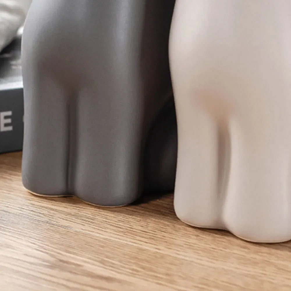 Casal de Elefantes Decorativos Premium – Símbolo de Amor, Prosperidade e Elegância 🐘❤️✨🏡🍀