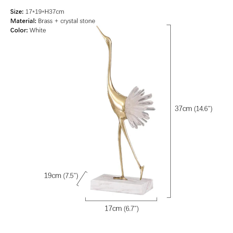 Escultura Decorativa Cisne Luxuoso – Elegância que Transforma Ambientes