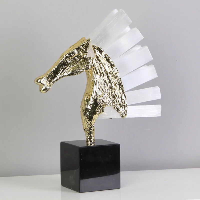 Escultura Decorativa Cisne Luxuoso – Elegância que Transforma Ambientes