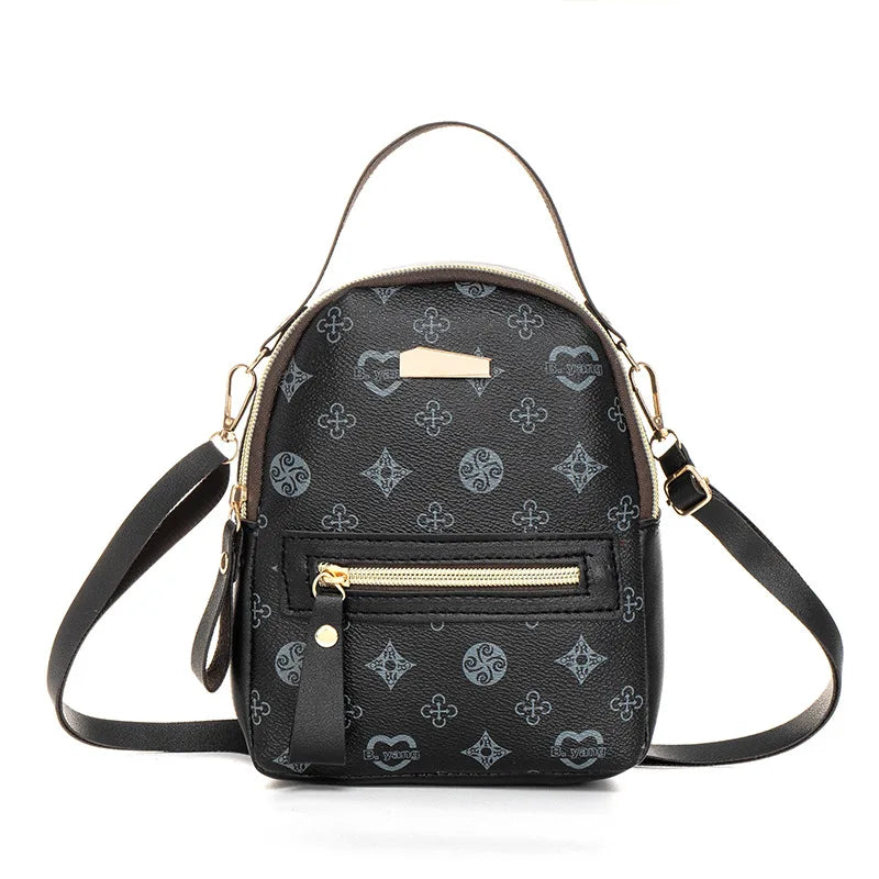 Mochila floral 2026, bolsa feminina da moda moderna e delicada para estudantes e escola.