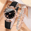 Conjunto de 2 relógios femininos com pulseira