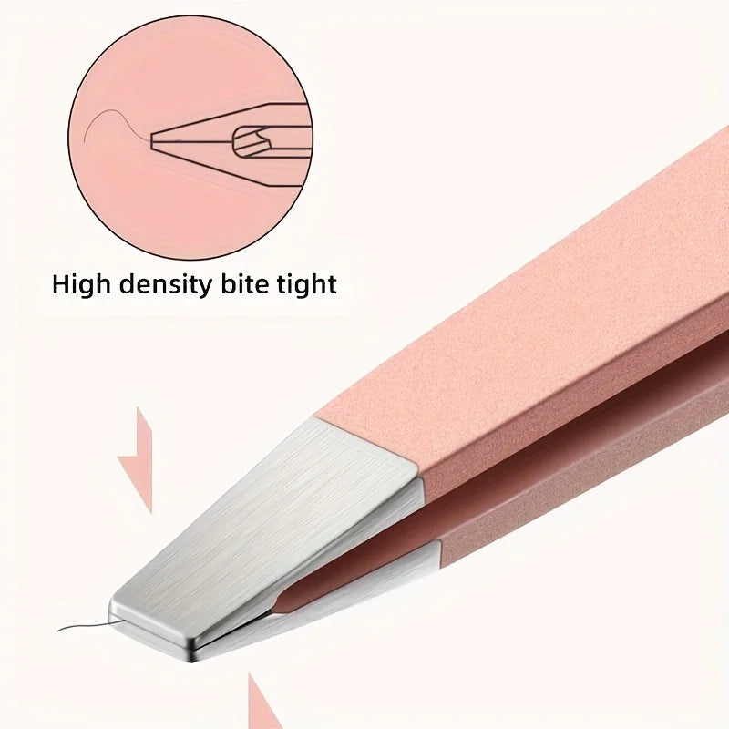 (Leve 4 e pague 2)Conjunto de 4 pinças profissionais para remoção de pelos de sobrancelha, perfeitas para uma remoção fácil e relaxante.