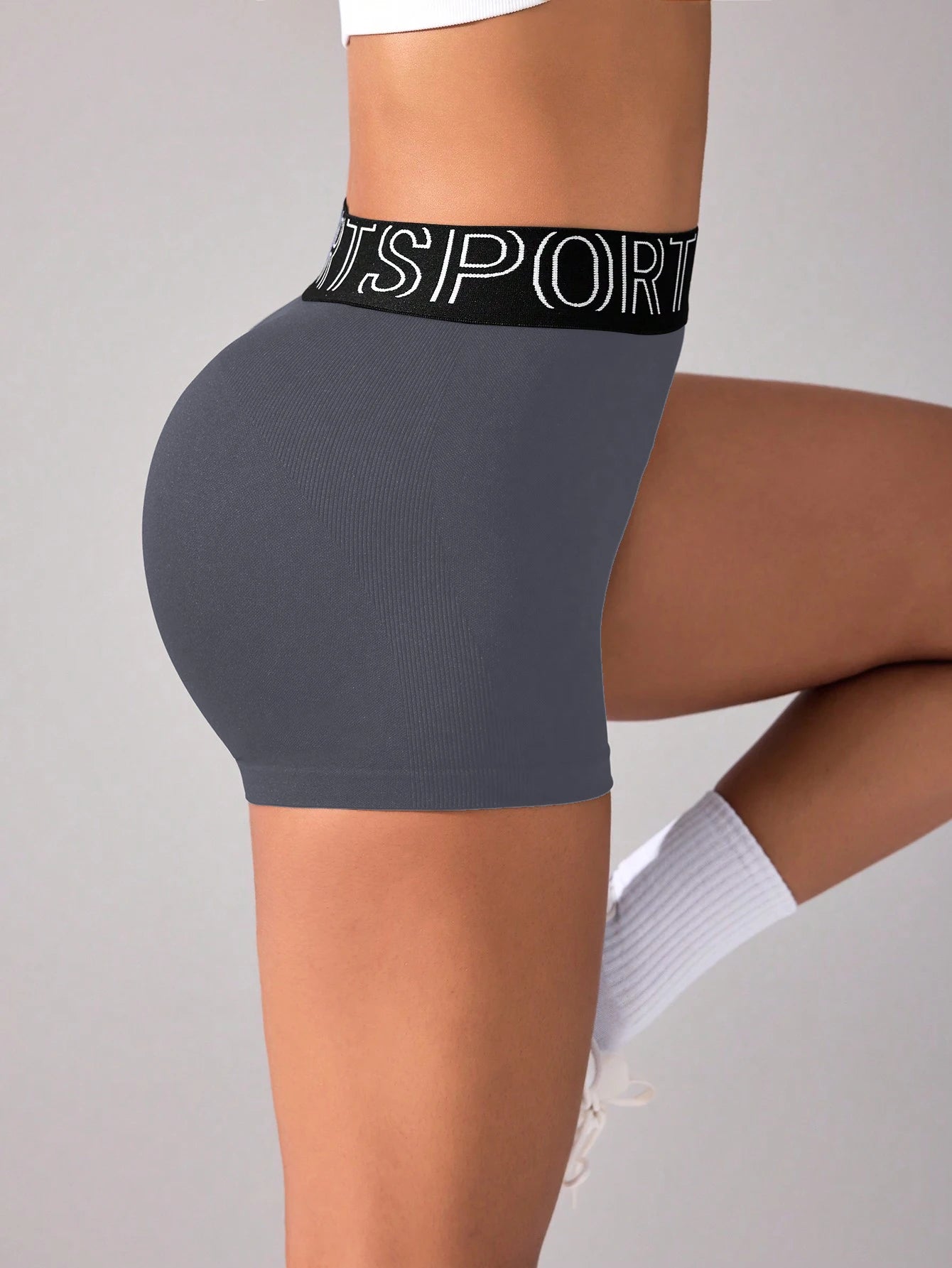 Shorts de ioga femininos, shorts fitness, leggings esportivas de cintura alta para treino de verão na academia.
