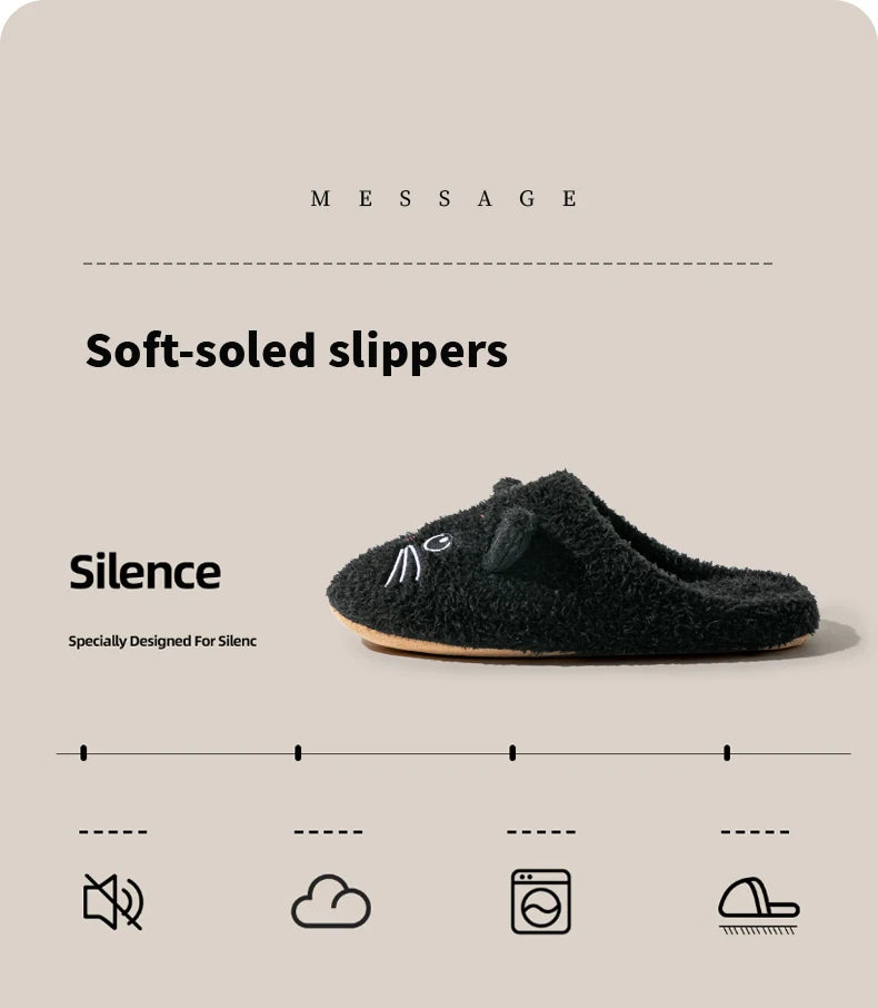 Pantufa Gatinho de Pelúcia – Conforto e Fofura para os Seus Pés