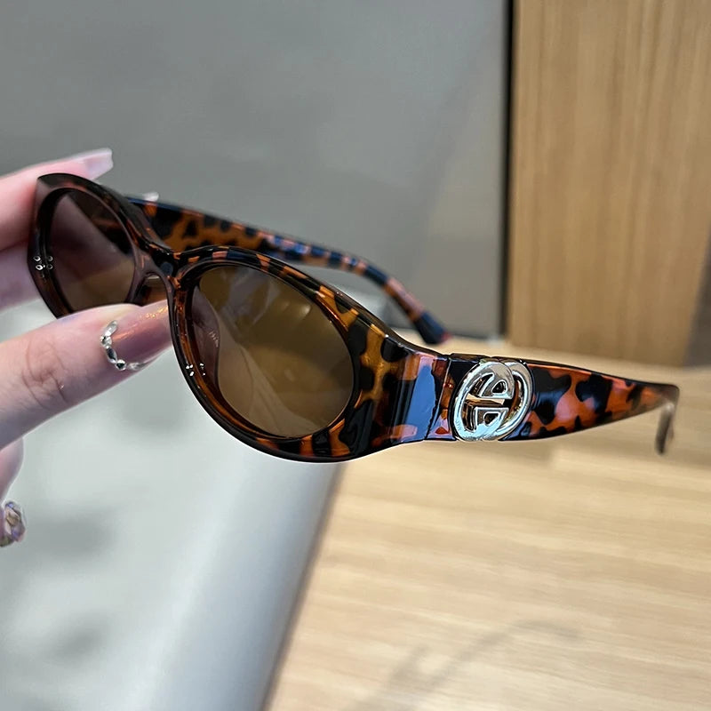 Óculos de proteção, modelo novo e moderno, óculos de sol poligonal para homens e mulheres, super estilosos e multicoloridos, óculos de sol premium com proteção UV400.