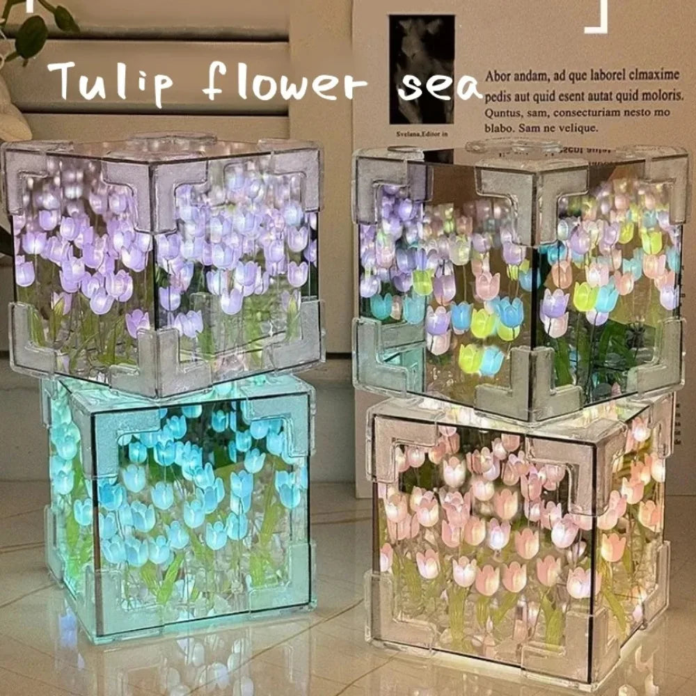 Luminária Tulipas Encantadas – Beleza, Luz e Sofisticação em um Só Produto