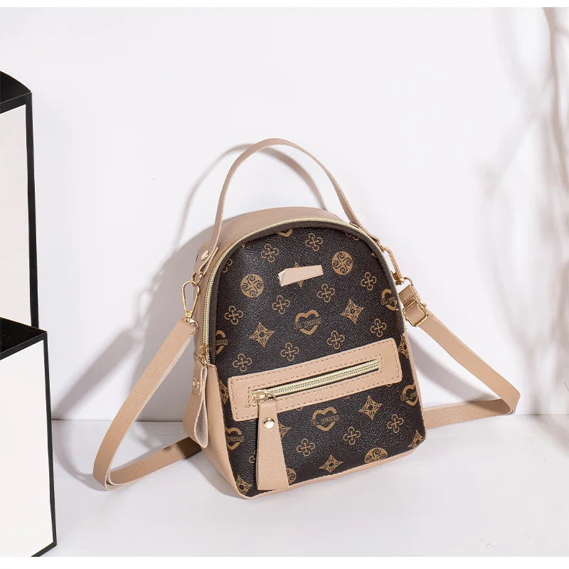 Mochila floral 2026, bolsa feminina da moda moderna e delicada para estudantes e escola.