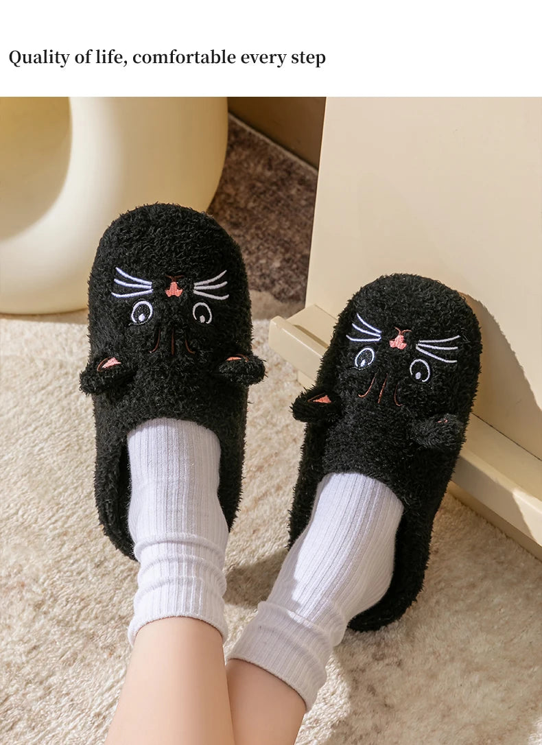 Pantufa Gatinho de Pelúcia – Conforto e Fofura para os Seus Pés