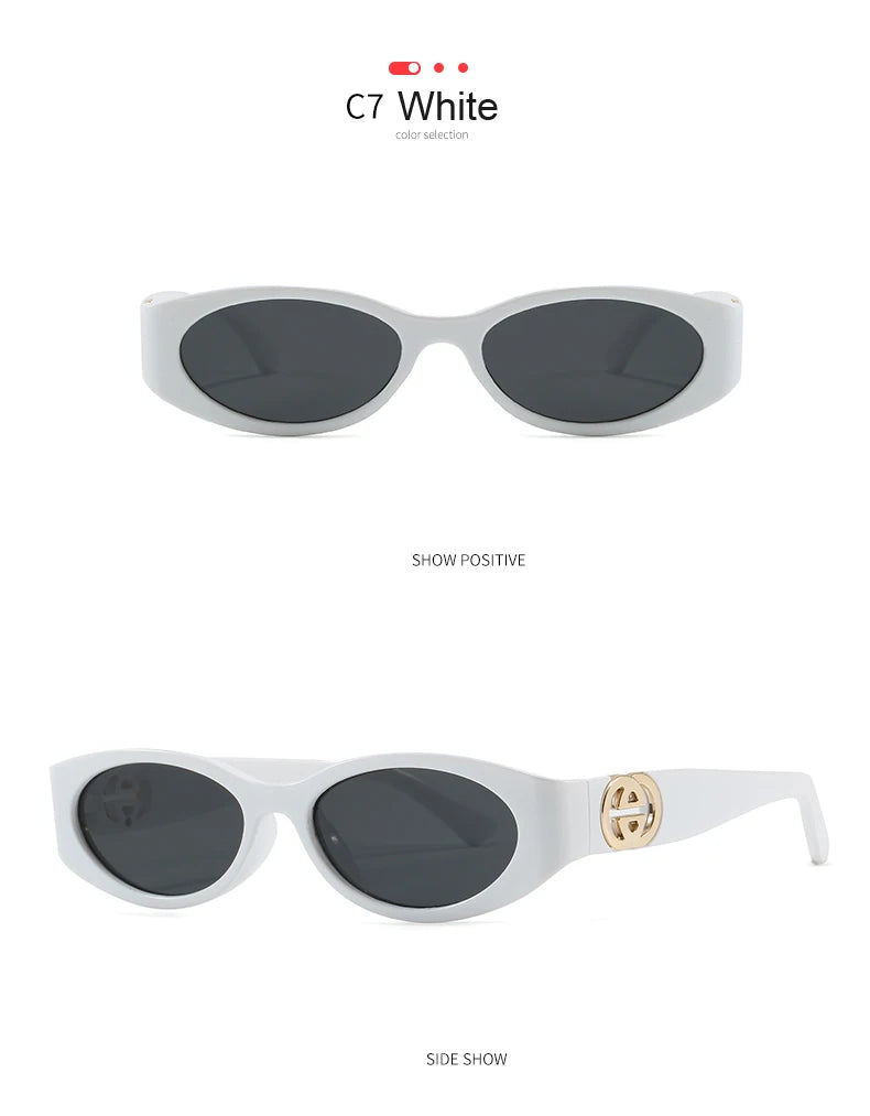 Óculos de proteção, modelo novo e moderno, óculos de sol poligonal para homens e mulheres, super estilosos e multicoloridos, óculos de sol premium com proteção UV400.