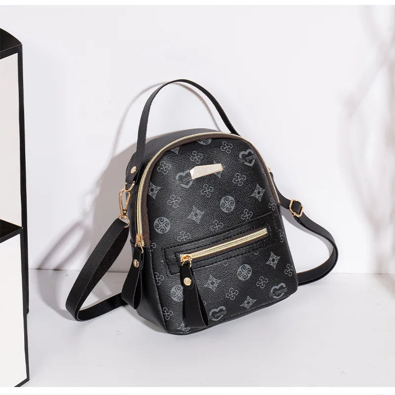 Mochila floral 2026, bolsa feminina da moda moderna e delicada para estudantes e escola.