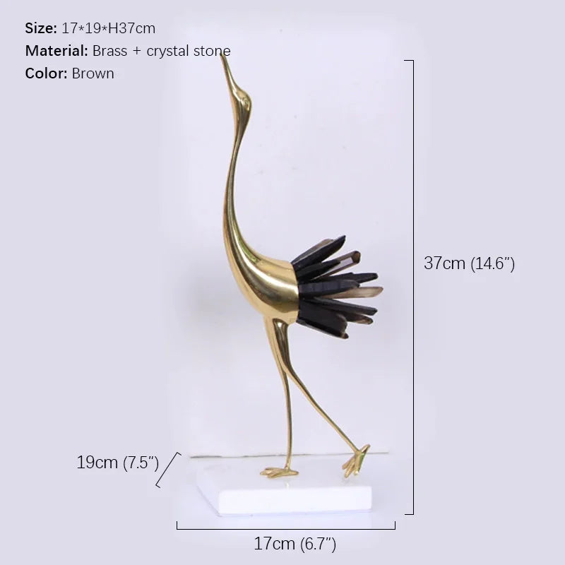 Escultura Decorativa Cisne Luxuoso – Elegância que Transforma Ambientes