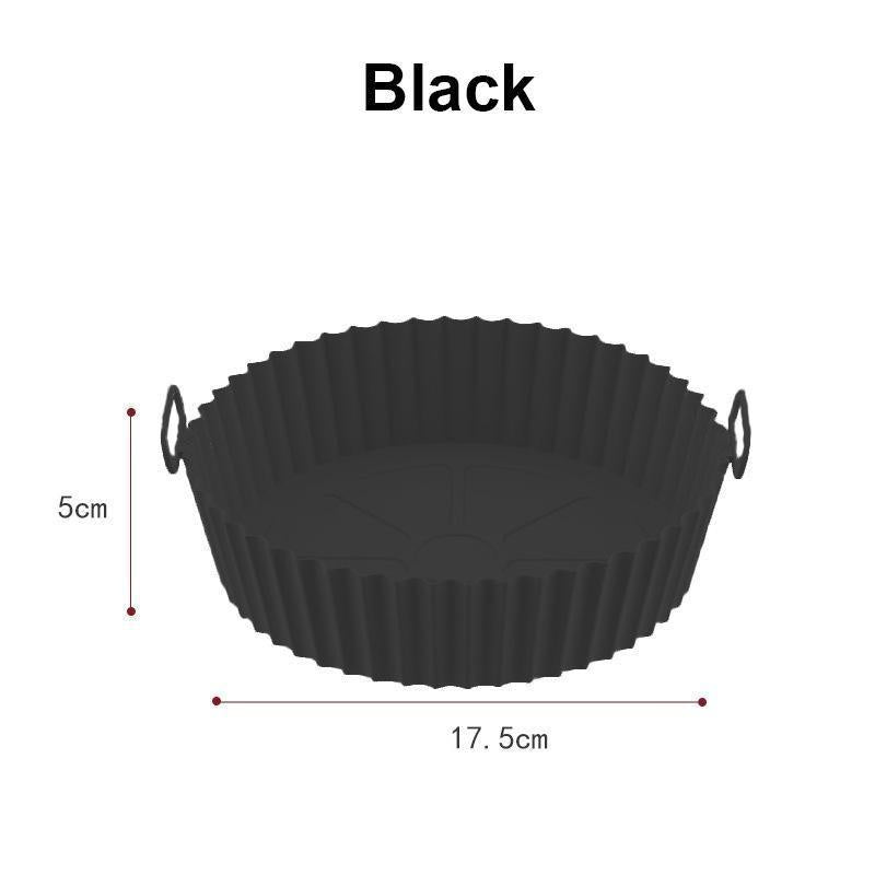 Forros de silicone para fritadeira a ar, panela de silicone reutilizável