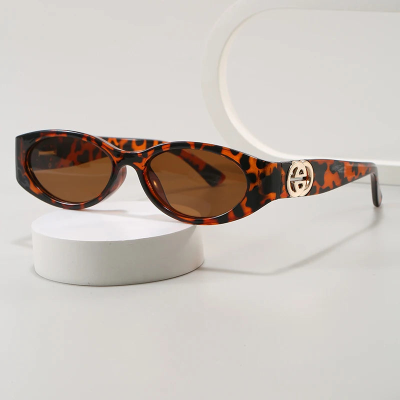 Óculos de proteção, modelo novo e moderno, óculos de sol poligonal para homens e mulheres, super estilosos e multicoloridos, óculos de sol premium com proteção UV400.