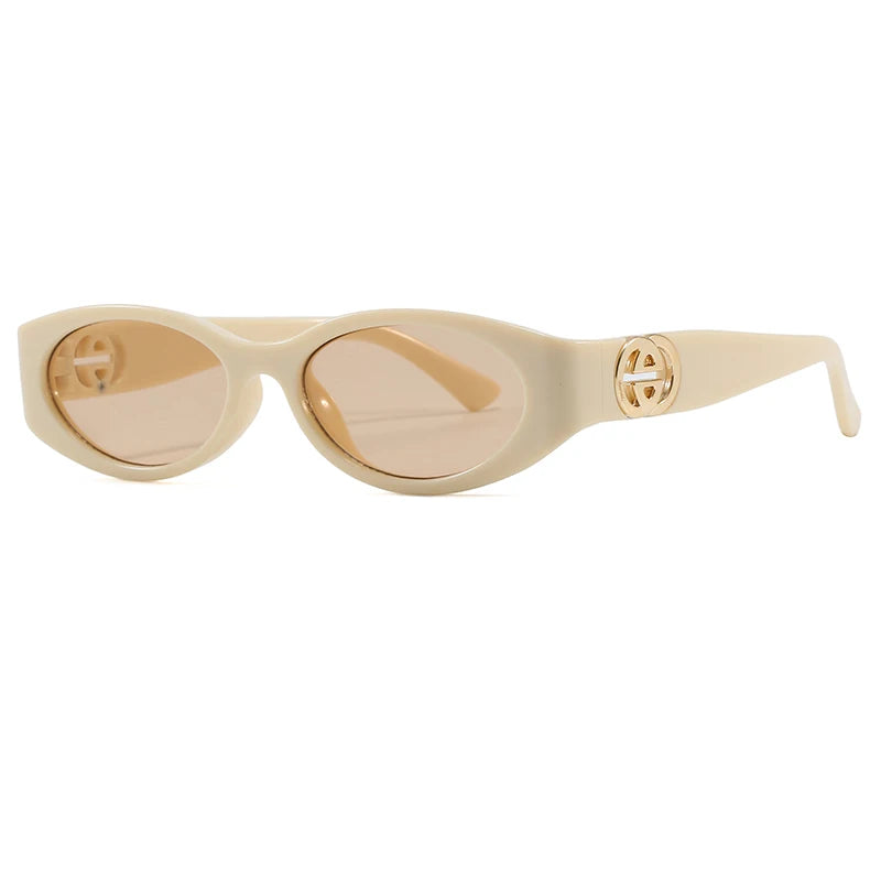 Óculos de proteção, modelo novo e moderno, óculos de sol poligonal para homens e mulheres, super estilosos e multicoloridos, óculos de sol premium com proteção UV400.