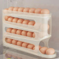 Organizador de Ovos com Rolagem Automática para Geladeira – Economia de Espaço e Organização Inteligente 🥚✨🏠📦