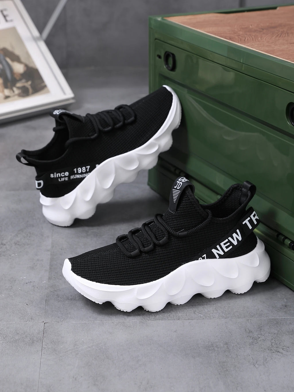 Tênis Masculino Casual Esportivo Premium – Leve, Respirável e Confortável para o Dia a Dia 👟✨🏃‍♂️🔥
