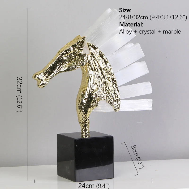 Escultura Decorativa Cisne Luxuoso – Elegância que Transforma Ambientes