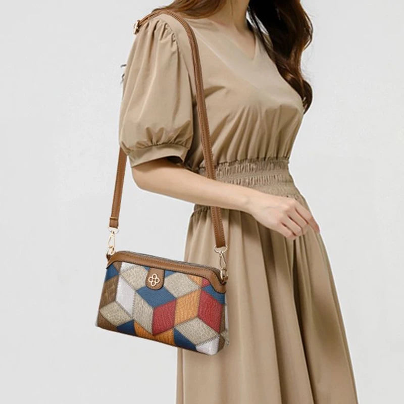 bolsa transversal, bolsa de ombro de tamanho pequeno