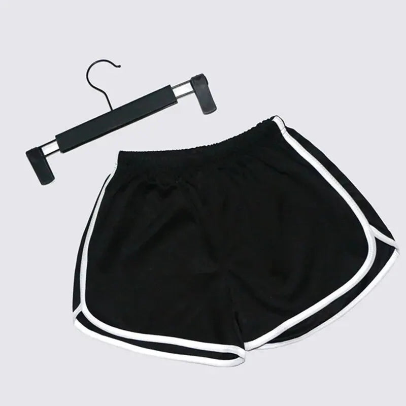 Shorts elásticos femininos, folgados, de secagem rápida, finos para corrida, fitness e lazer