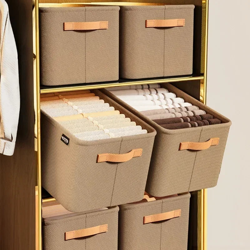 caixa organizadora para roupas de cama