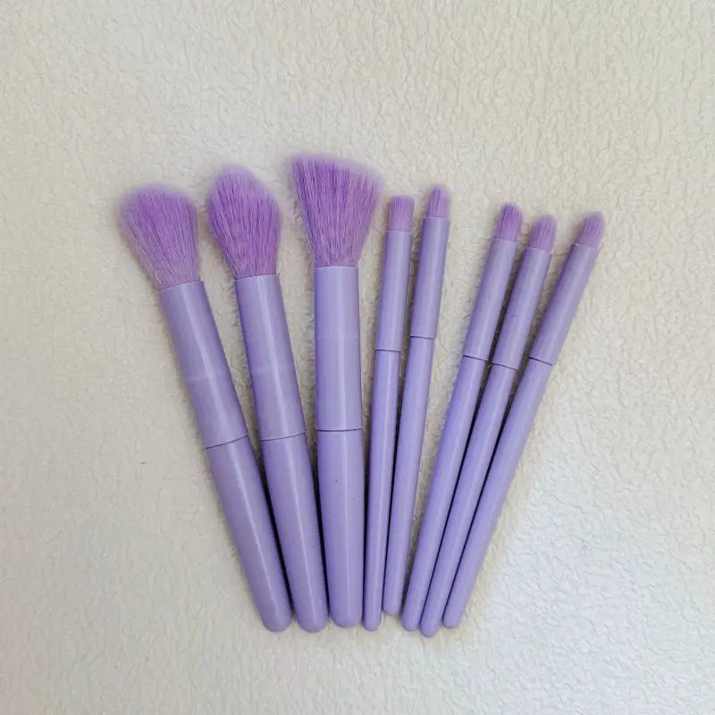 Conjunto de Pincéis de Maquiagem Macios e Fofos Profissionais para Base, Pó e Sombra, Estilo Kabuki