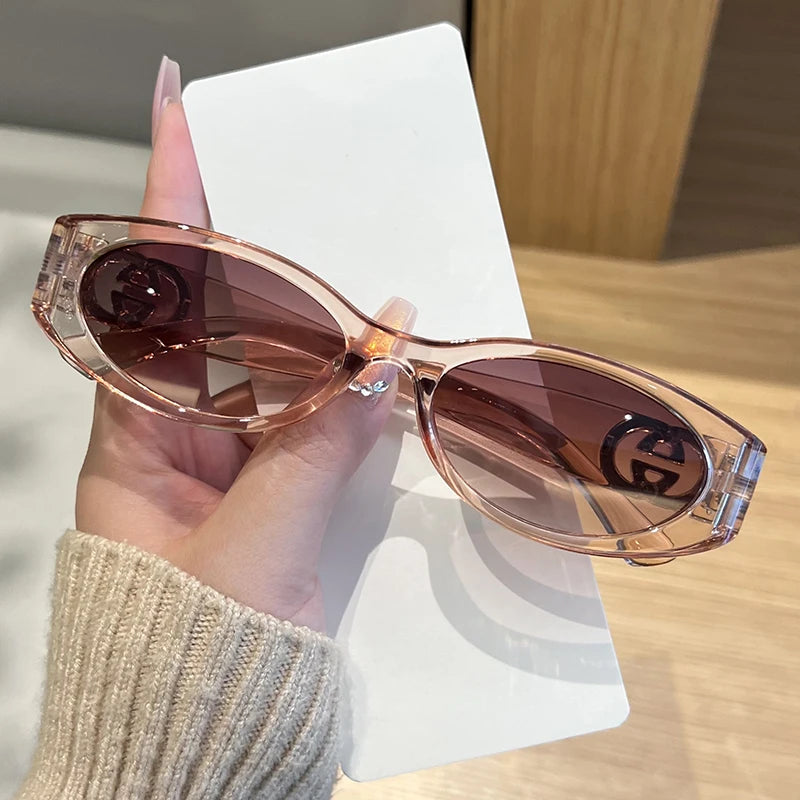Óculos de proteção, modelo novo e moderno, óculos de sol poligonal para homens e mulheres, super estilosos e multicoloridos, óculos de sol premium com proteção UV400.