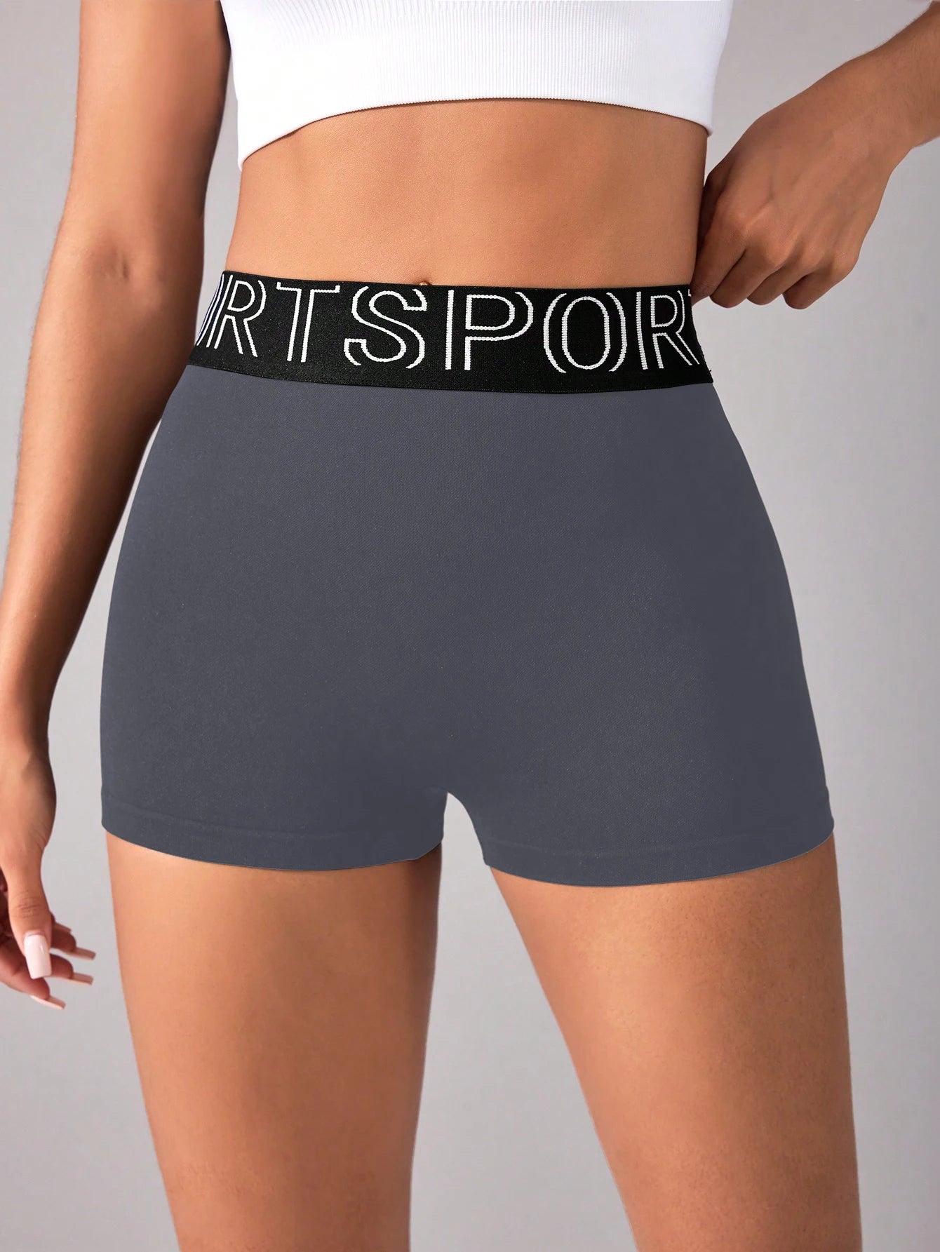 Shorts de ioga femininos, shorts fitness, leggings esportivas de cintura alta para treino de verão na academia.