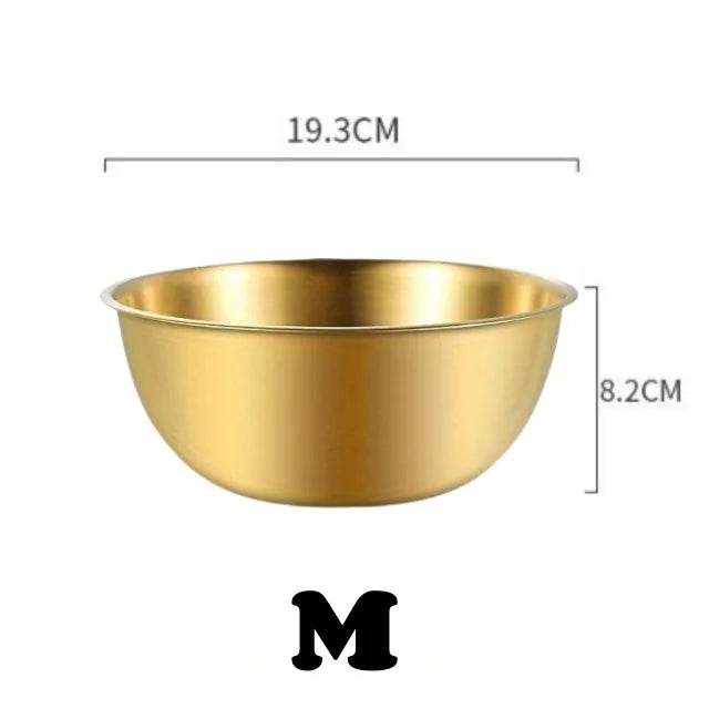 Conjunto de 1 a 3 Tigelas de Aço Inoxidável com Escala para Cozinhar, Assar e Armazenar Alimentos - Tigelas de Grande Capacidade para Misturar - Essenciais para a Cozinha Doméstica