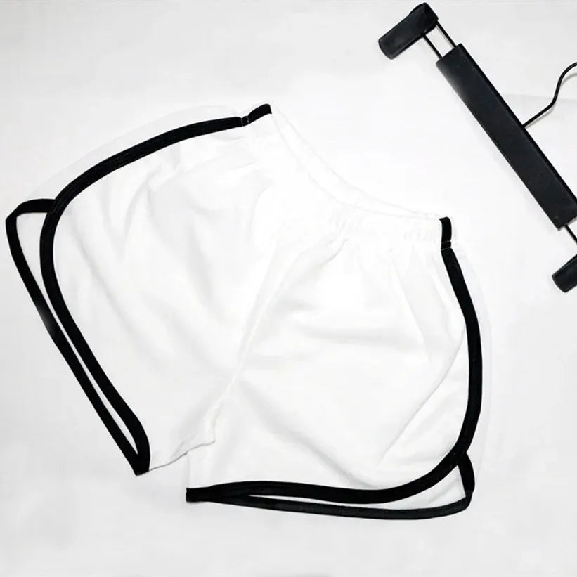 Shorts elásticos femininos, folgados, de secagem rápida, finos para corrida, fitness e lazer