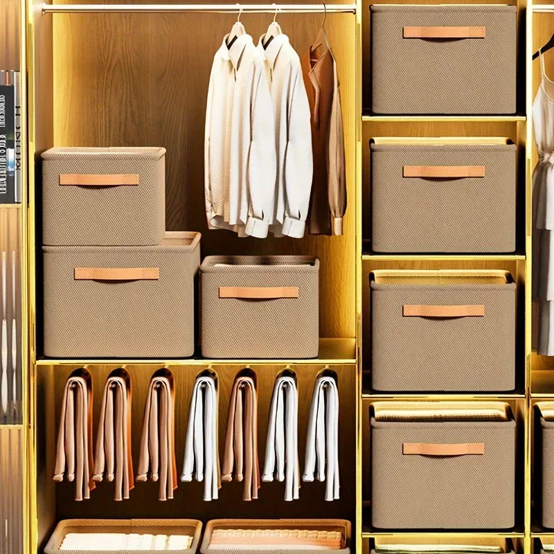 caixa organizadora para roupas de cama