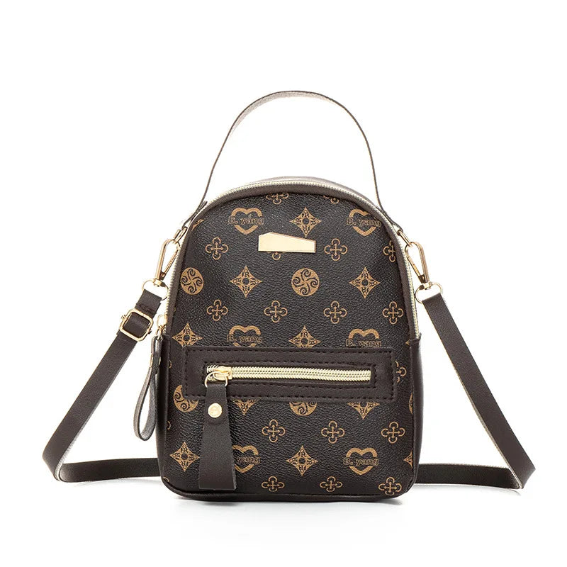 Mochila floral 2026, bolsa feminina da moda moderna e delicada para estudantes e escola.