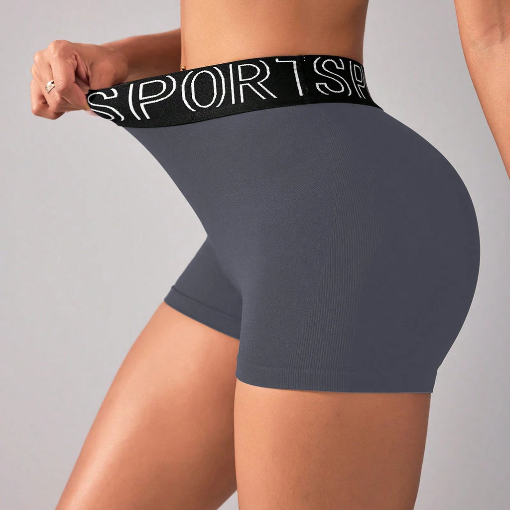 Shorts de ioga femininos, shorts fitness, leggings esportivas de cintura alta para treino de verão na academia.