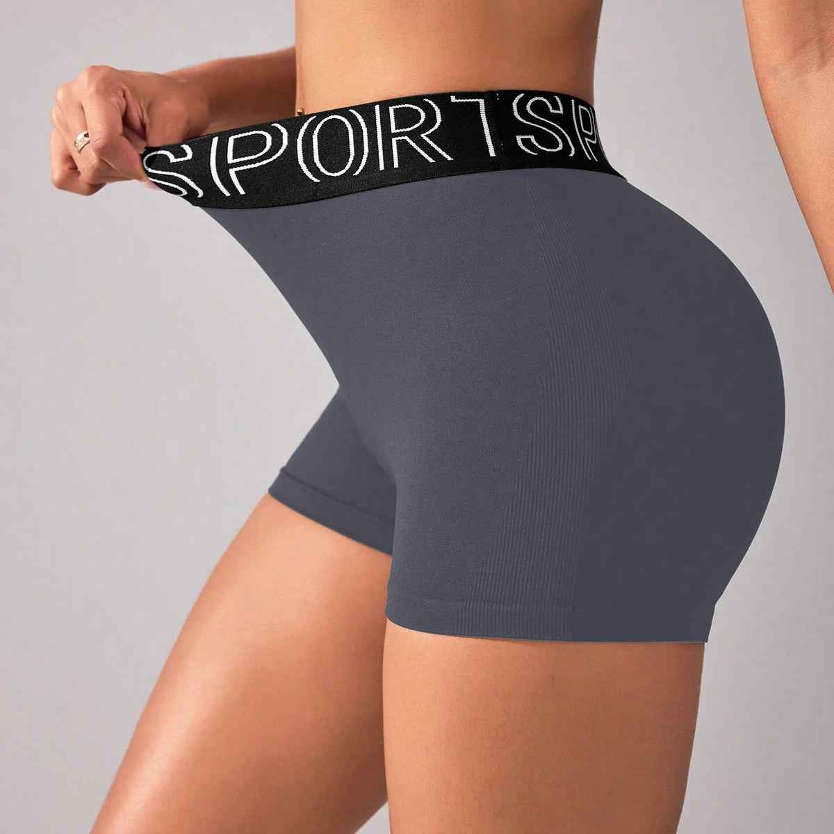 Shorts de ioga femininos, shorts fitness, leggings esportivas de cintura alta para treino de verão na academia.