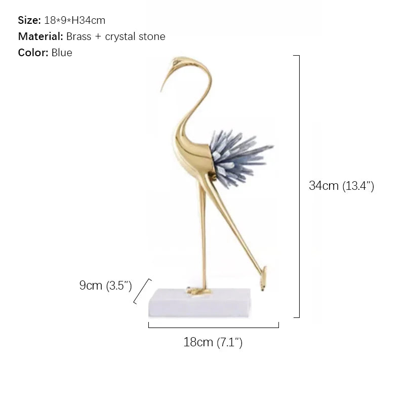 Escultura Decorativa Cisne Luxuoso – Elegância que Transforma Ambientes