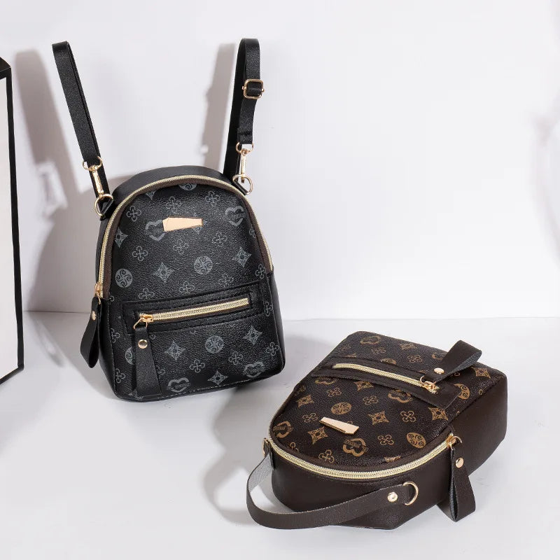 Mochila floral 2026, bolsa feminina da moda moderna e delicada para estudantes e escola.