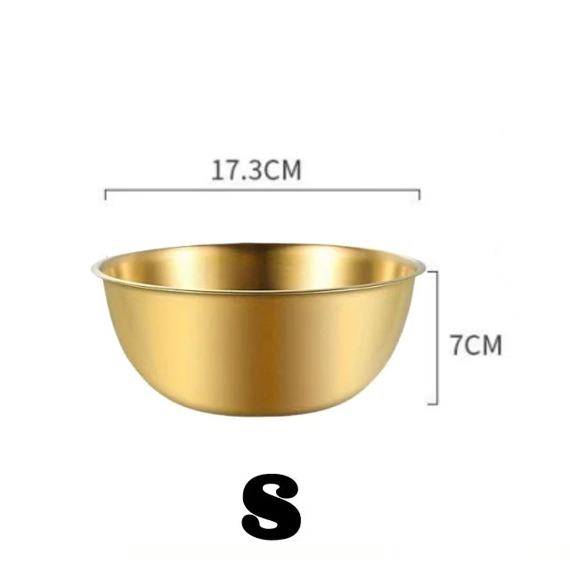 Conjunto de 1 a 3 Tigelas de Aço Inoxidável com Escala para Cozinhar, Assar e Armazenar Alimentos - Tigelas de Grande Capacidade para Misturar - Essenciais para a Cozinha Doméstica