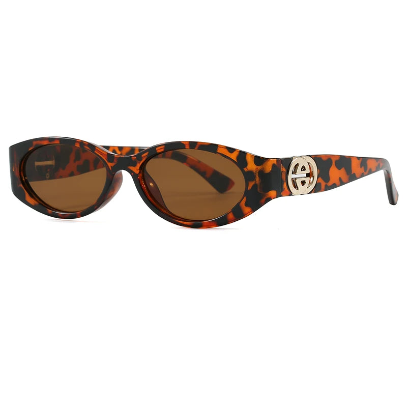 Óculos de proteção, modelo novo e moderno, óculos de sol poligonal para homens e mulheres, super estilosos e multicoloridos, óculos de sol premium com proteção UV400.
