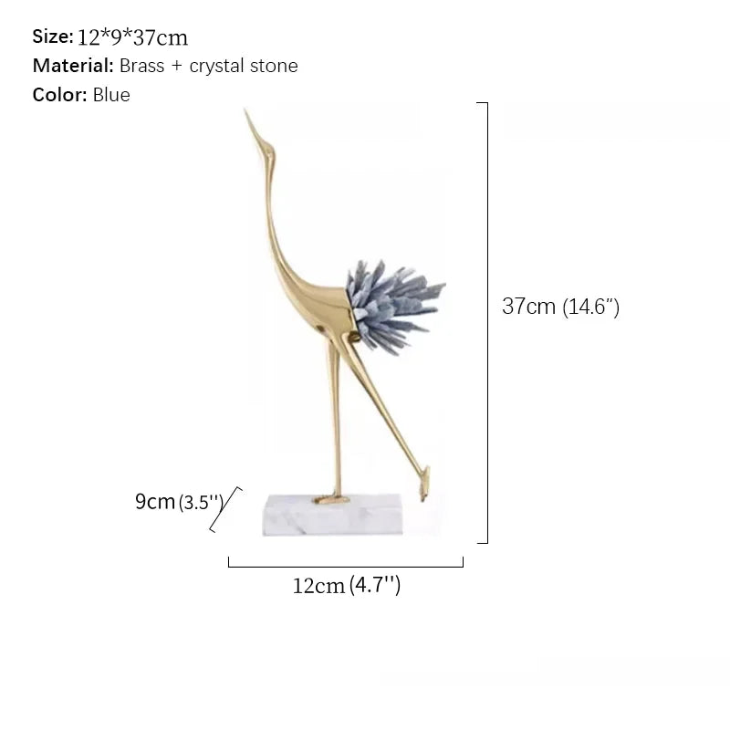 Escultura Decorativa Cisne Luxuoso – Elegância que Transforma Ambientes