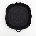 1 unidade de forro de silicone quadrado para fritadeira a ar, reutilizável