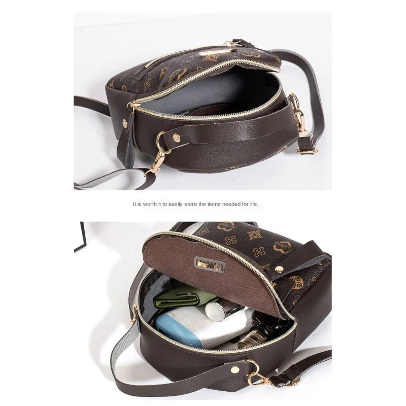 Mochila floral 2026, bolsa feminina da moda moderna e delicada para estudantes e escola.